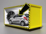 Promotional poster for a car.